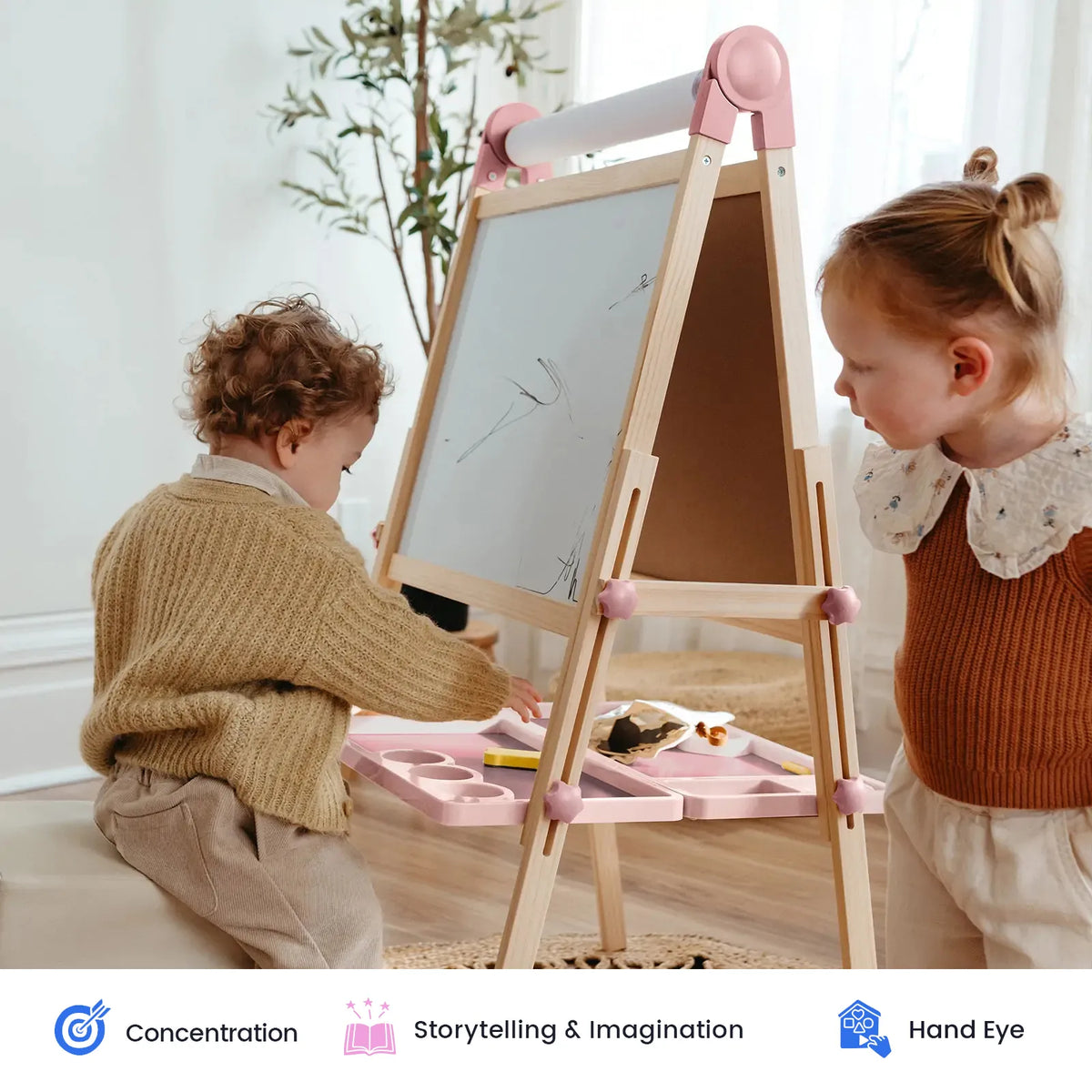 Magnitales Easel & Paper Roll Set