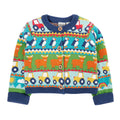 Organic Cotton Fair Isle Cardigan - Farm