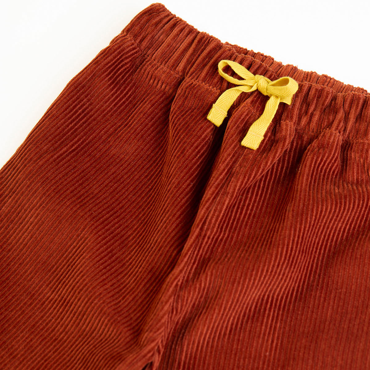 Organic Cotton Knee Patch Corduroys - Highland Cow