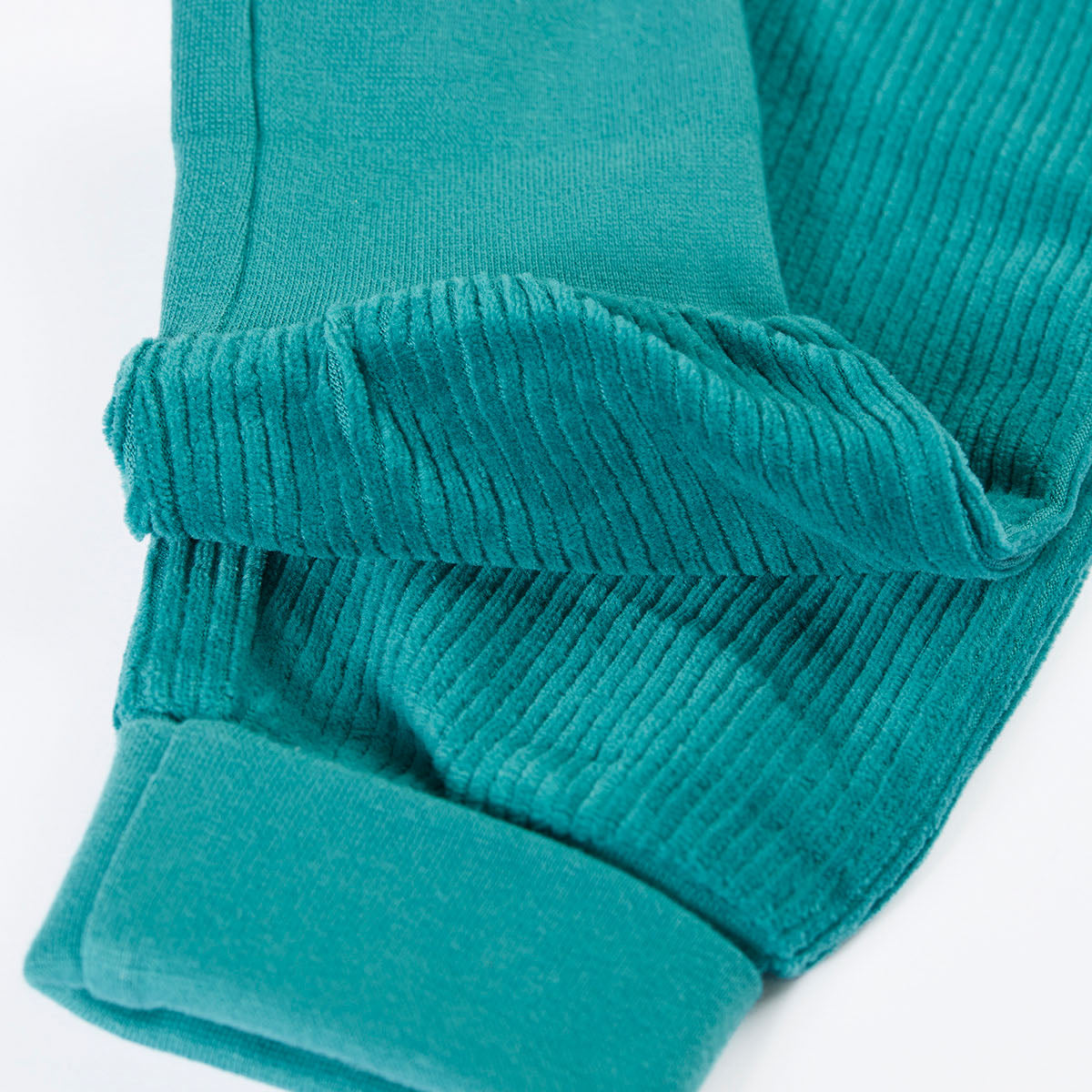 Organic Cotton Corduroy Pants- Teal