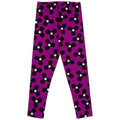 Organic Cotton Leggings- Spinning Windmills, Purple