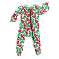 Organic Cotton Footie Pajamas - Holiday Lights
