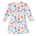 Organic Cotton Nightgown - Puppy Party