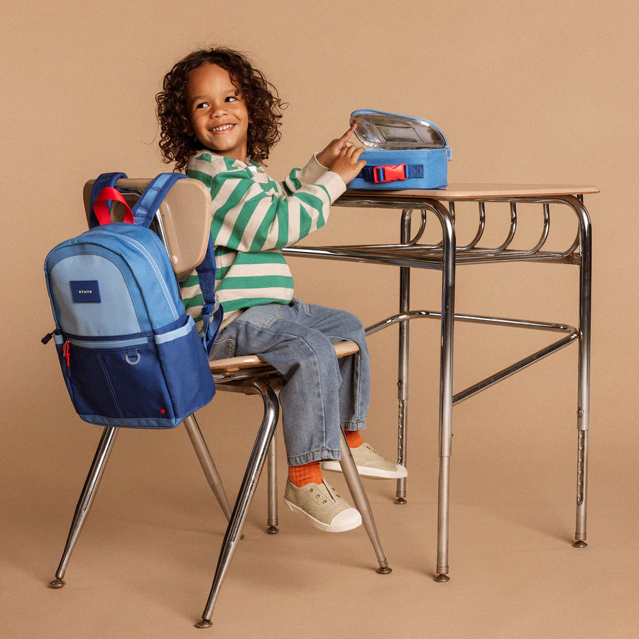 Kane Mini Backpack - Blue/Light Blue Colorblock