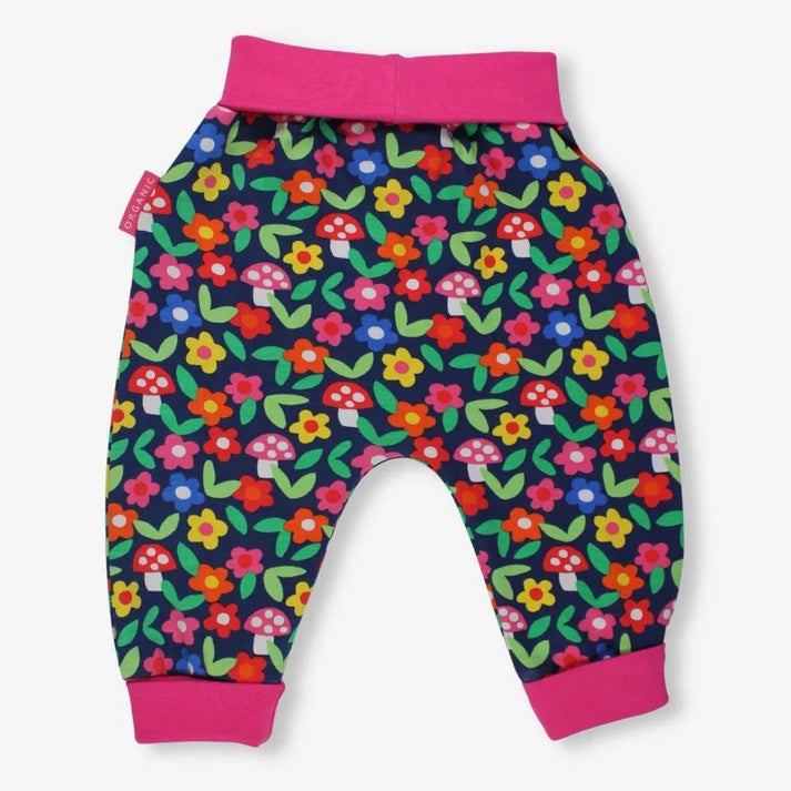Organic Cotton Pants - Floral Print