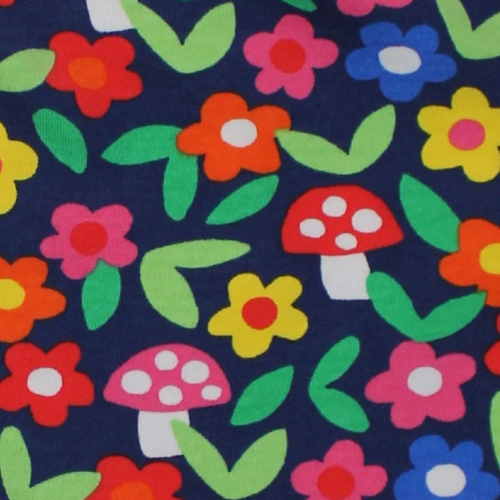 Organic Cotton Pants - Floral Print