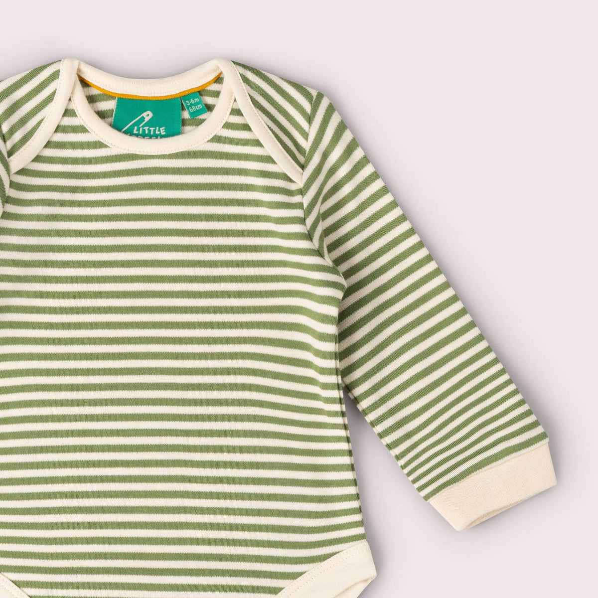 Organic Cotton Bodysuit 2 Pack - Olive Green, Ducks